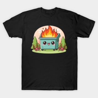 Cute Dumpster Fire T-Shirt